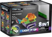 Laser Pegs: 8 в 1. Танк с цветными деталями Бишкек и Ош купить в магазине игрушек LEMUR.KG доставка по всему Кыргызстану