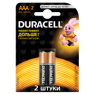 Батарейки Duracell Basic AAA (2 шт.) Бишкек и Ош купить в магазине игрушек LEMUR.KG доставка по всему Кыргызстану