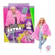 Кукла Барби Extra in Pink Fluffy Coat с единорогом Бишкек и Ош купить в магазине игрушек LEMUR.KG доставка по всему Кыргызстану